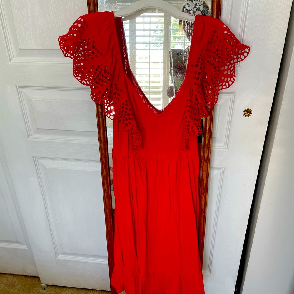 Red sundress